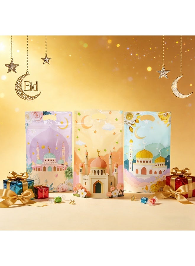 The BZ Company Ramadan Gift Bags - Eid Gift Bags with Handles (25 PCS) – Zipper Closed / Press-Seal Reusable Eid Mubarak & Ramadan Kareem Decoration Goodie Bags for Candy, Cookies, Treats & Party Favors | Islamic Muslim Ramadan Bags Party Supplies - Image 4